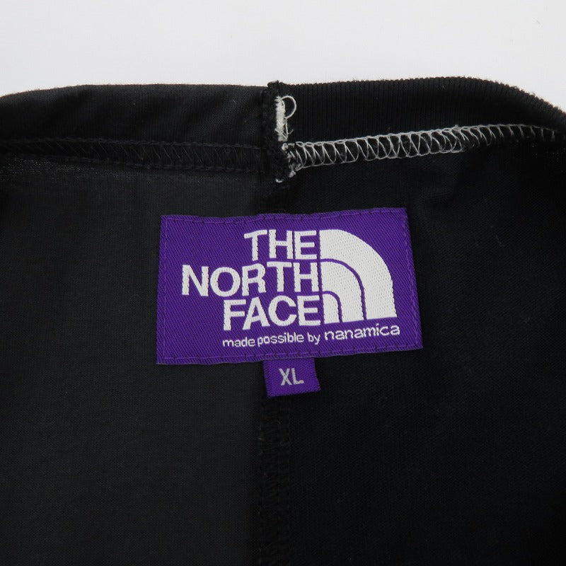 THE NORTH FACE PURPLE LABEL | ザノースフェイスパープルレーベル CRAZY H/S LOGO TEE 半袖Ｔシャツ nt3009n ブラック サイズ：XL【瀬戸大橋店】