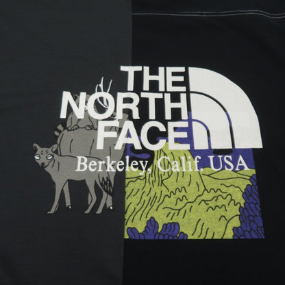 THE NORTH FACE PURPLE LABEL | ザノースフェイスパープルレーベル CRAZY H/S LOGO TEE 半袖Ｔシャツ nt3009n ブラック サイズ：XL【瀬戸大橋店】