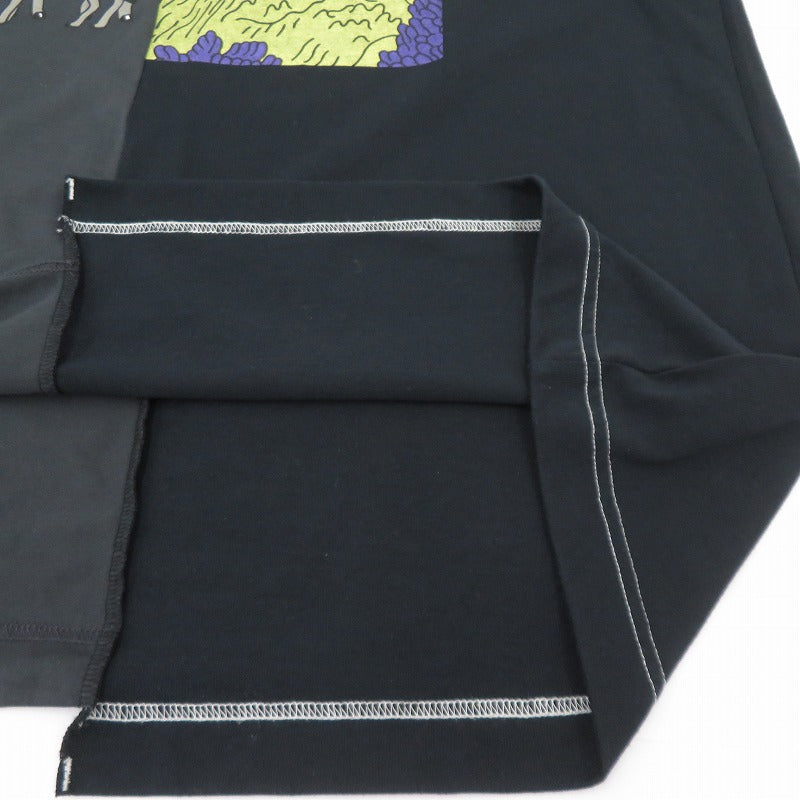 THE NORTH FACE PURPLE LABEL | ザノースフェイスパープルレーベル CRAZY H/S LOGO TEE 半袖Ｔシャツ nt3009n ブラック サイズ：XL【瀬戸大橋店】