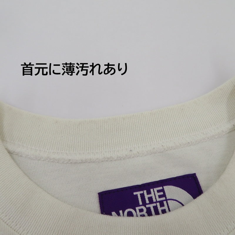 THE NORTH FACE PURPLE LABEL | ザノースフェイスパープルレーベル H/S Logo Tee 半袖Ｔシャツ nt3226n ホワイト サイズ：XL【瀬戸大橋店】