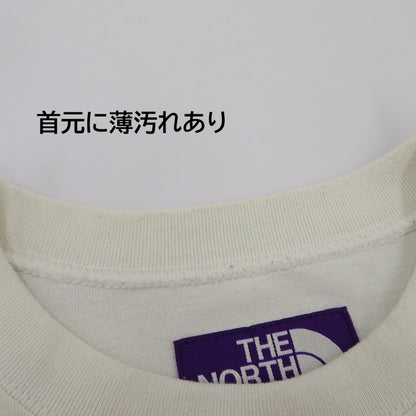 THE NORTH FACE PURPLE LABEL | ザノースフェイスパープルレーベル H/S Logo Tee 半袖Ｔシャツ nt3226n ホワイト サイズ：XL【瀬戸大橋店】