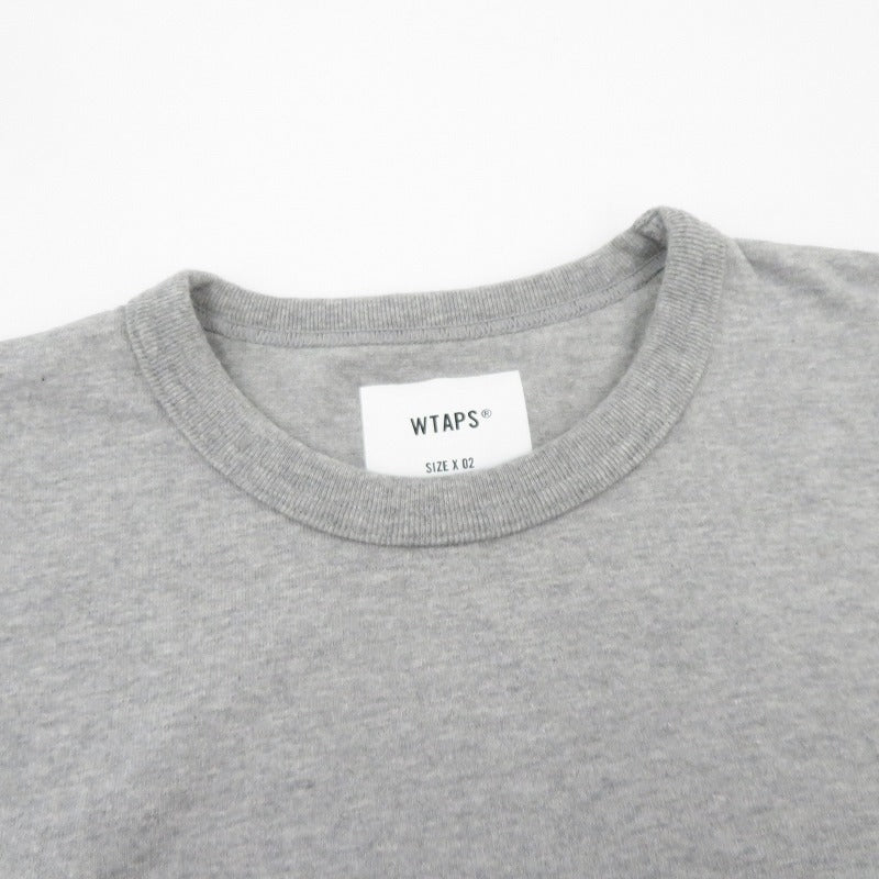 W)TAPS | ダブルタップス 半袖Ｔシャツ 261ATDT-CSM21 グレー サイズ：2【瀬戸大橋店】