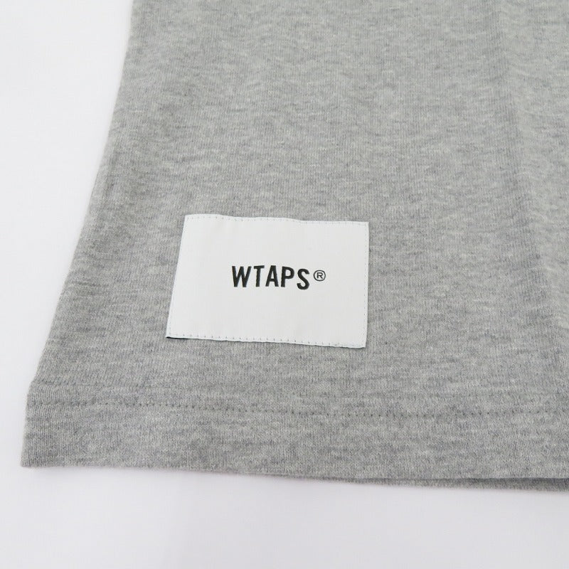 W)TAPS | ダブルタップス 半袖Ｔシャツ 261ATDT-CSM21 グレー サイズ：2【瀬戸大橋店】