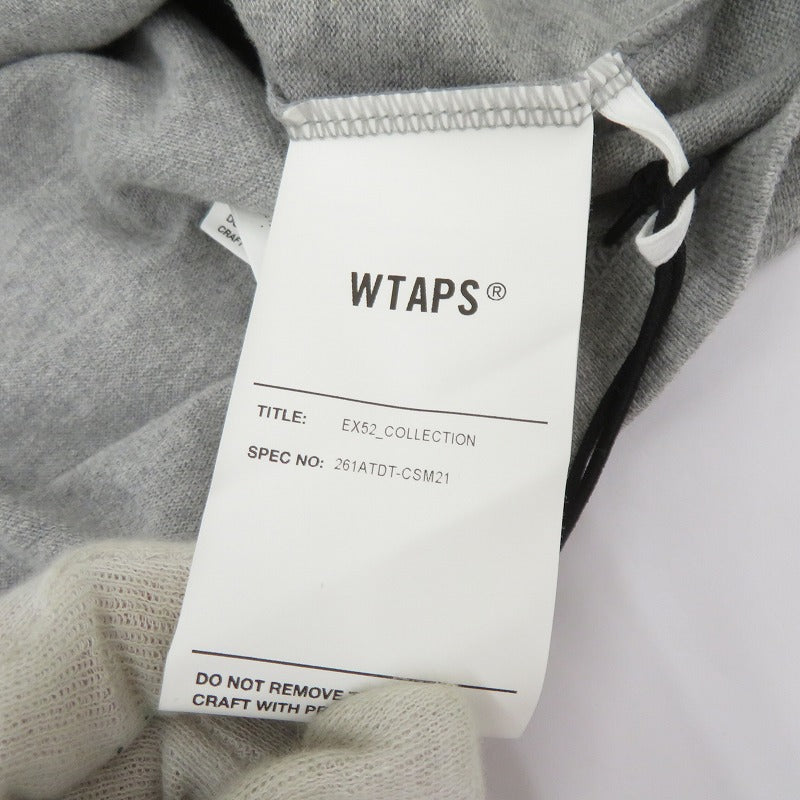 W)TAPS | ダブルタップス 半袖Ｔシャツ 261ATDT-CSM21 グレー サイズ：2【瀬戸大橋店】