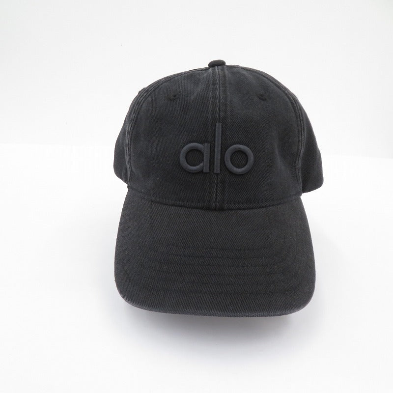 alo yoga キャップ a0497u ブラック サイズ：FreeSize【瀬戸大橋店】