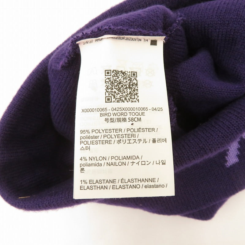 ARC'TERYX | アークテリクス Bird Word Toque ニットキャップ X000010065 パープル サイズ：FreeSize【瀬戸大橋店】