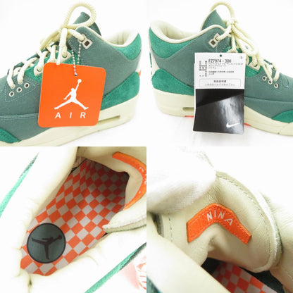 NIKE | ナイキ Nina Chanel Abney×AJ3 Retro OG SP スニーカー FZ7974-300 サイズ:24.5cm グリーン 24.5cm【瀬戸大橋店】