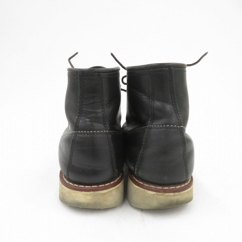 RED WING | レッドウィング 6-inch Classic Moc ブーツ 3373 サイズ:24.5cm ブラック 24.5cm【瀬戸大橋店】