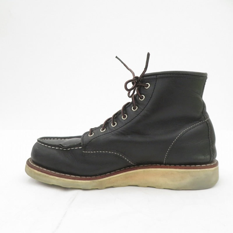RED WING | レッドウィング 6-inch Classic Moc ブーツ 3373 サイズ:24.5cm ブラック 24.5cm【瀬戸大橋店】
