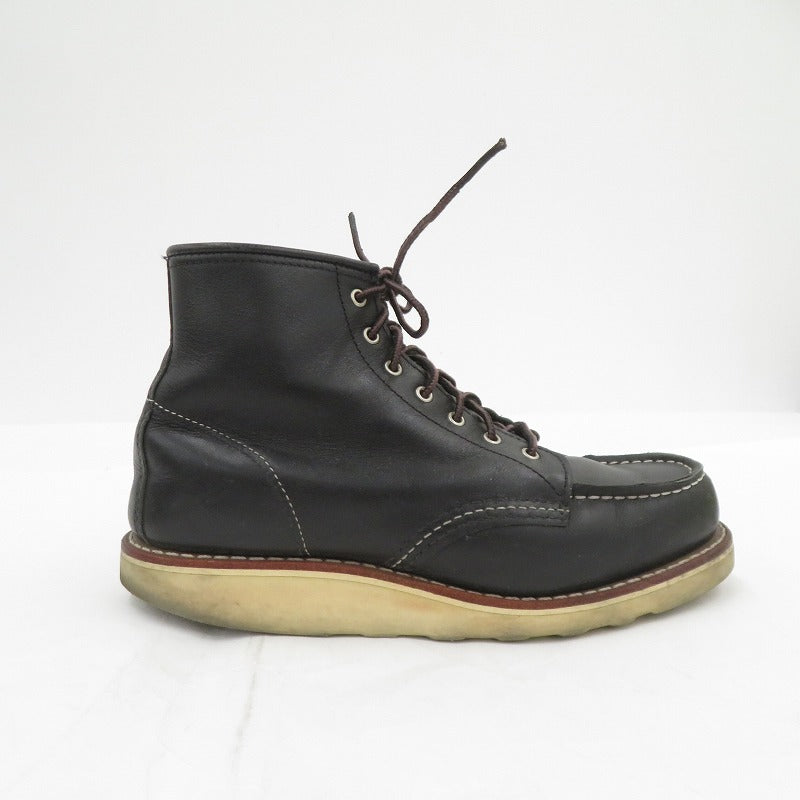 RED WING | レッドウィング 6-inch Classic Moc ブーツ 3373 サイズ:24.5cm ブラック 24.5cm【瀬戸大橋店】