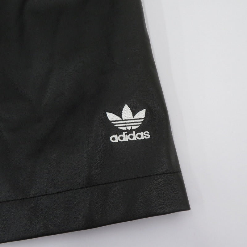 adidas Originals | アディダスオリジナルス フェイクレザー トレンチコート その他アウター II6083 ブラック サイズ：M【瀬戸大橋店】