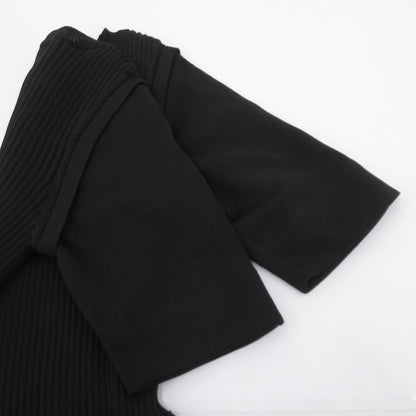 LE CIEL BLEU | ルシェルブルー コクーンニットドレス ワンピース 24S65415 ブラック サイズ：36【瀬戸大橋店】