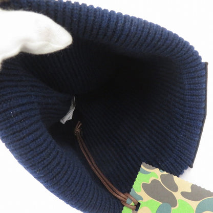 A BATHING APE | アベイシングエイプ BAPE PAGANI LOGO BEANIE ニットキャップ ネイビー サイズ：FreeSize【瀬戸大橋店】