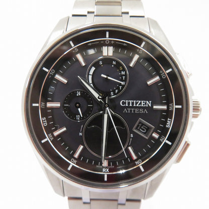 CITIZEN | シチズン ATTESA アナログ 電波ソーラー 腕時計 BY1001-66E シルバー 文字盤ブラック【瀬戸大橋店】