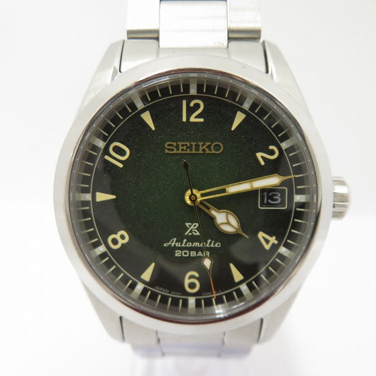 SEIKO | セイコー プロスペックス アルピニスト アナログ 自動巻き 腕時計 SBDC115 シルバー 文字盤ダークグリーン【瀬戸大橋店】