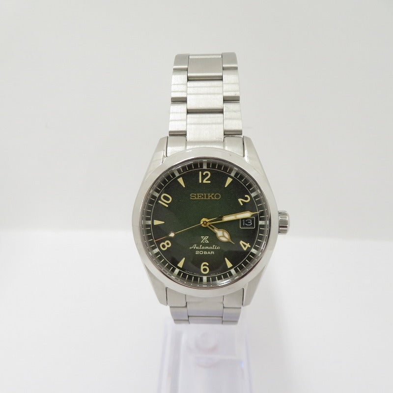 SEIKO | セイコー プロスペックス アルピニスト アナログ 自動巻き 腕時計 SBDC115 シルバー 文字盤ダークグリーン【瀬戸大橋店】