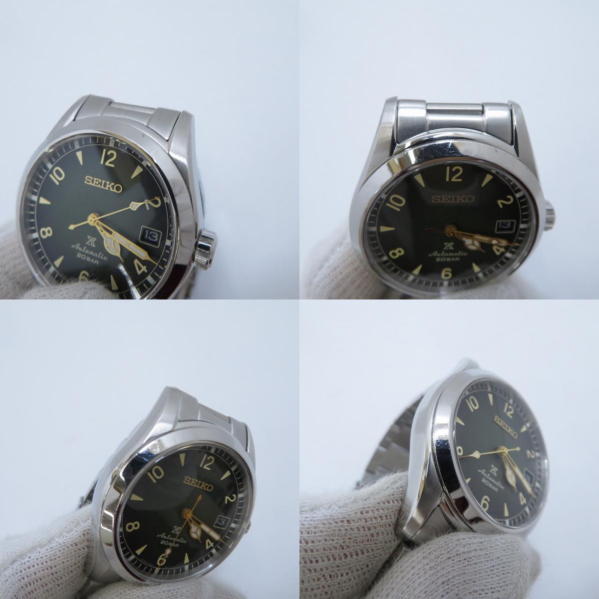 SEIKO | セイコー プロスペックス アルピニスト アナログ 自動巻き 腕時計 SBDC115 シルバー 文字盤ダークグリーン【瀬戸大橋店】