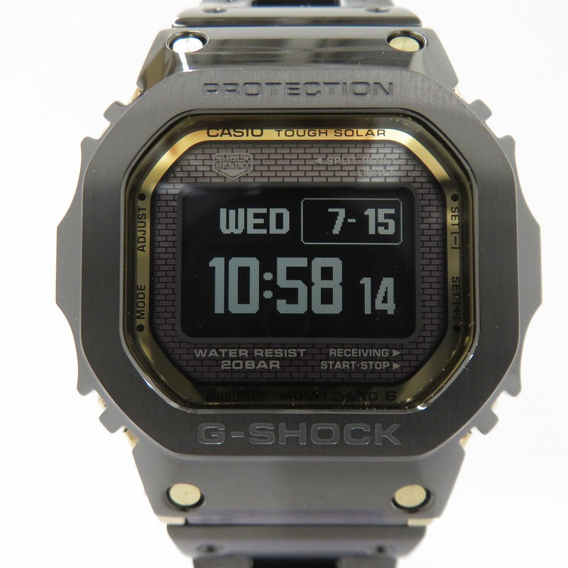 G-SHOCK | ジーショック FULL METAL デジタル電波ソーラー 腕時計 GMW-BZ5000BD-1JF ブラック 文字盤ブラック【瀬戸大橋店】