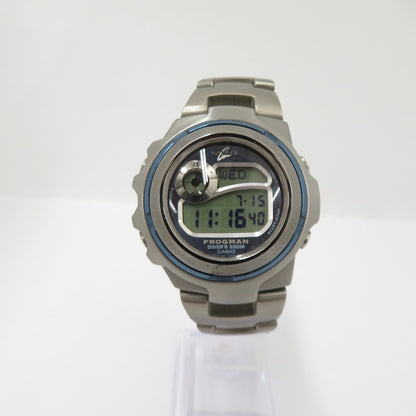 G-SHOCK | ジーショック MR-G/FROGMAN デジタルクォーツ 腕時計 MRG-1100-2 シルバー【瀬戸大橋店】