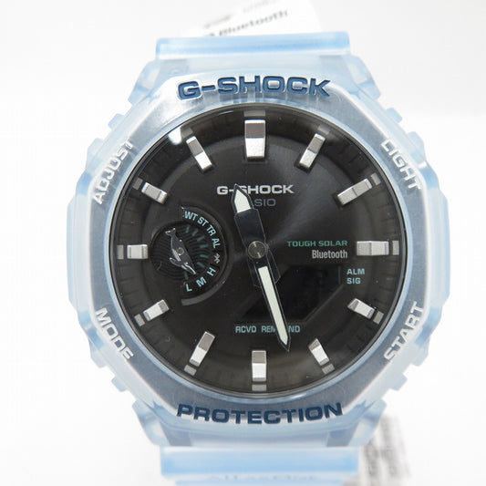 G-SHOCK | ジーショック ×ICERC Japan デジタル 電波ソーラー 腕時計 GA-B2100KB-2AJR ブルー 文字盤ブラック【瀬戸大橋店】