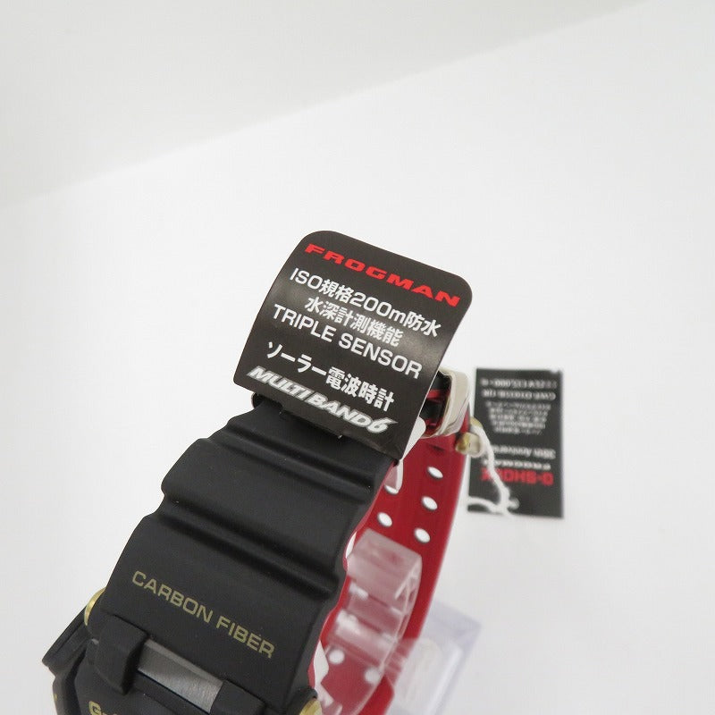 G-SHOCK | ジーショック MASTER OF G - SEA/FROGMAN/35th デジタル電波ソーラー 腕時計 GWF-D1035B-1JR ブラック【瀬戸大橋店】