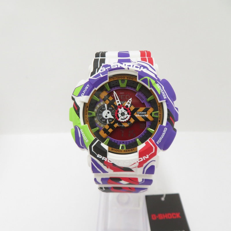 G-SHOCK | ジーショック × エヴァンゲリオン 30th ANNIVERSARY デジタルクォーツ 腕時計 GA-110EVA30-7AJR マルチカラー【瀬戸大橋店】