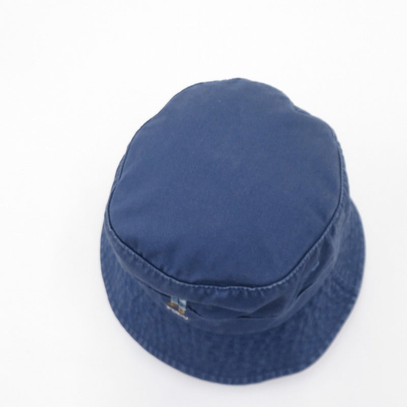 POLO RALPH LAUREN | ポロ・ラルフローレン ベアツイルバケットハット ポロベア ハット サイズ:58CM ブルー【瀬戸大橋店】