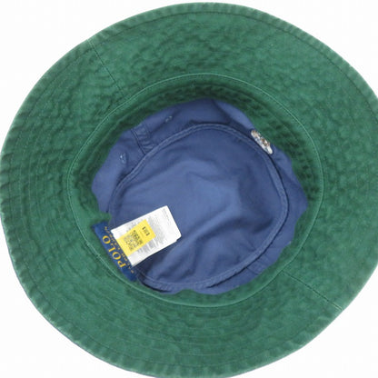 POLO RALPH LAUREN | ポロ・ラルフローレン ベアツイルバケットハット ポロベア ハット サイズ:58CM ブルー【瀬戸大橋店】