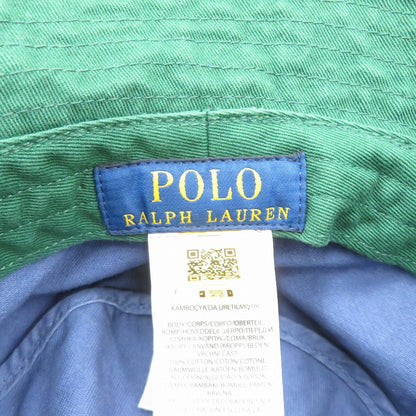 POLO RALPH LAUREN | ポロ・ラルフローレン ベアツイルバケットハット ポロベア ハット サイズ:58CM ブルー【瀬戸大橋店】