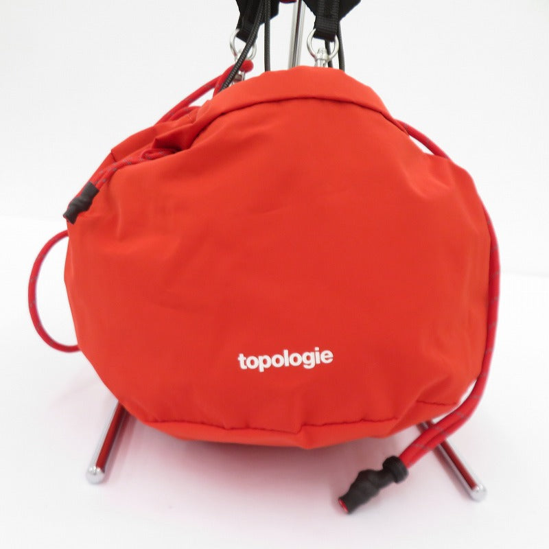 topologie Reversible Bucket リバーシブル ショルダーバッグ レッド × ブルー【瀬戸大橋店】