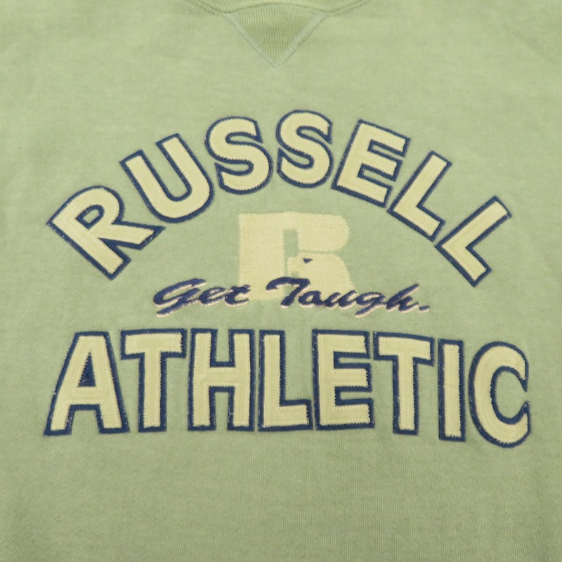 Russell Athletic | ラッセルアスレチック 刺繍 made in USA スウェット カーキ サイズ：XL【瀬戸大橋店】