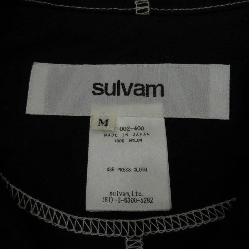 sulvam コート その他アウター SI-D02-400 ブラック サイズ：M【瀬戸大橋店】