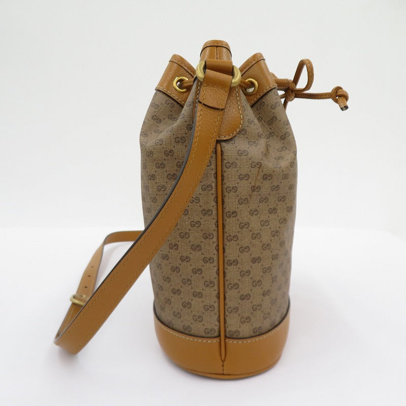 GUCCI | グッチ ×Disney ミッキーマウス スモール バケットバッグ GGスプリーム その他バッグ 602691 498879 ブラウン【瀬戸大橋店】