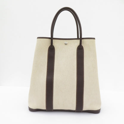 HERMES | エルメス ガーデンファイル MM トワルアッシュ トートバッグ ベージュ【瀬戸大橋店】