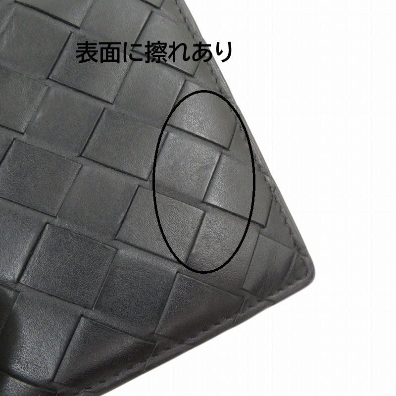 BOTTEGA VENETA | ボッテガヴェネタ イントレチャート 札入れ ブラック【瀬戸大橋店】