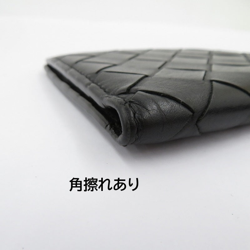 BOTTEGA VENETA | ボッテガヴェネタ イントレチャート 札入れ ブラック【瀬戸大橋店】