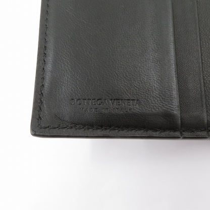 BOTTEGA VENETA | ボッテガヴェネタ イントレチャート 二つ折り財布 121059 ブラック【瀬戸大橋店】