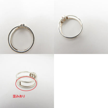 GUCCI | グッチ インターロッキング スリム オープン バンド リング・指輪 298036 サイズ:9(約8号) シルバー【瀬戸大橋店】