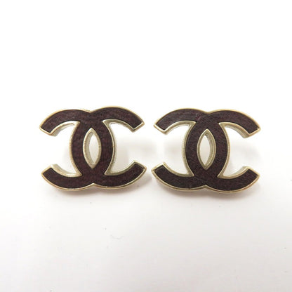 CHANEL | シャネル ココマーク ピアス ダークブラウン【瀬戸大橋店】