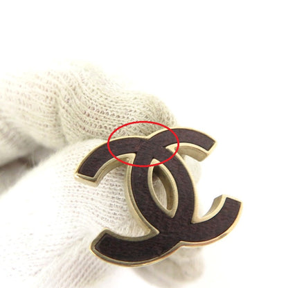 CHANEL | シャネル ココマーク ピアス ダークブラウン【瀬戸大橋店】