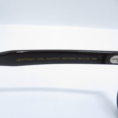 MOSCOT | モスコット × BEAMS PLUS LEMTOSH+ 伊達メガネ メガネ サイズ：46□22 145 ダークブラウン【瀬戸大橋店】