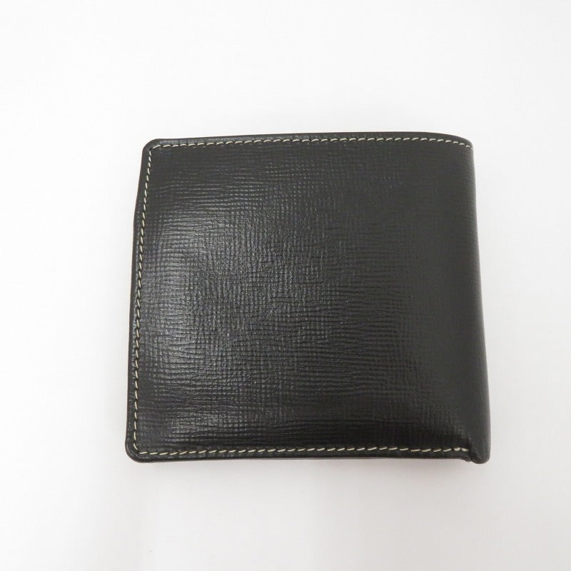 Whitehouse Cox | ホワイトハウスコックス 二つ折り財布 ブラック【瀬戸大橋店】