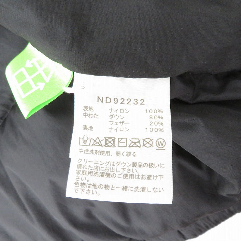 THE NORTH FACE | ザ・ノースフェイス Nuptse VEST ダウンベスト ND92232 ブラック サイズ：M【瀬戸大橋店】