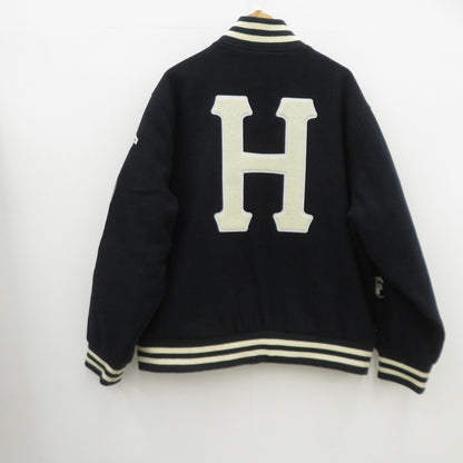 HUF | ハフ 20 YEAR CLASSIC H VARSITY JACKET スタジャン JK00368 ネイビー サイズ：XXL【瀬戸大橋店】