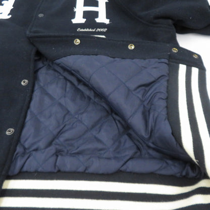 HUF | ハフ 20 YEAR CLASSIC H VARSITY JACKET スタジャン JK00368 ネイビー サイズ：XXL【瀬戸大橋店】