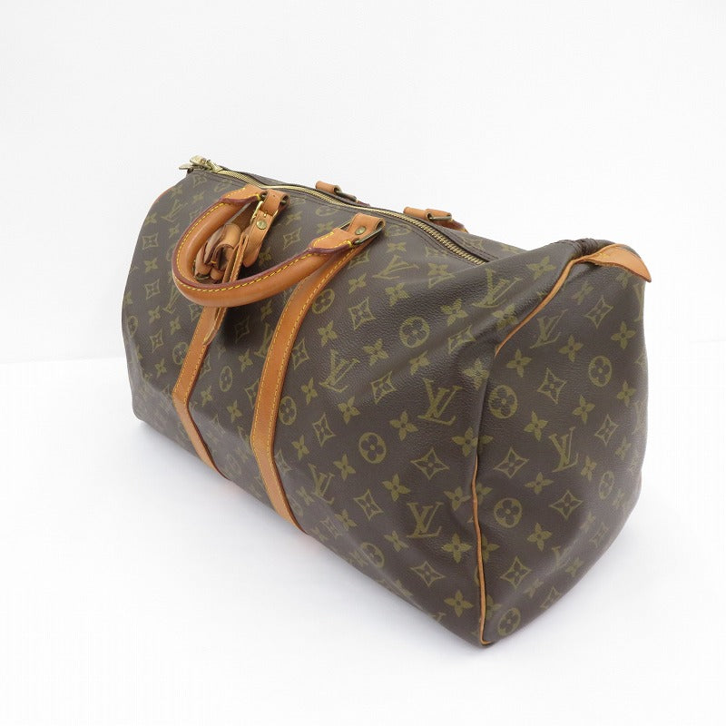 LOUIS VUITTON | ルイ・ヴィトン キーポル 45 モノグラム ボストンバッグ M41428 ブラウン【瀬戸大橋店】