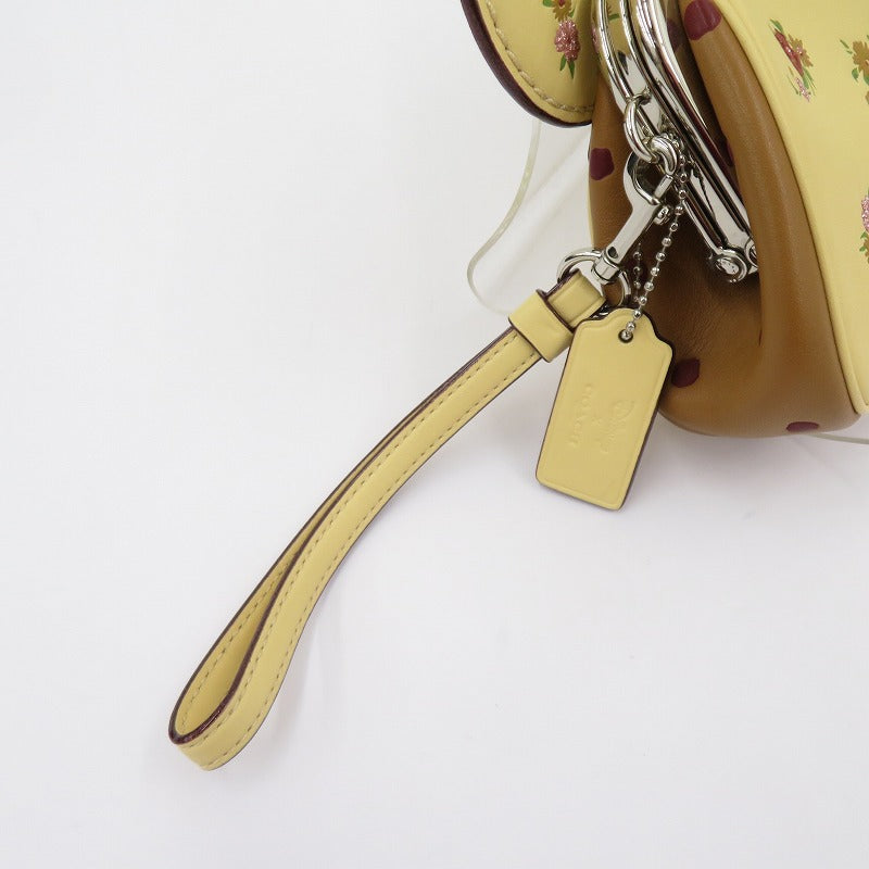 COACH | コーチ ×Disney キスロック リストレット ポーチ ポーチ A1881-F29360 イエロー【瀬戸大橋店】