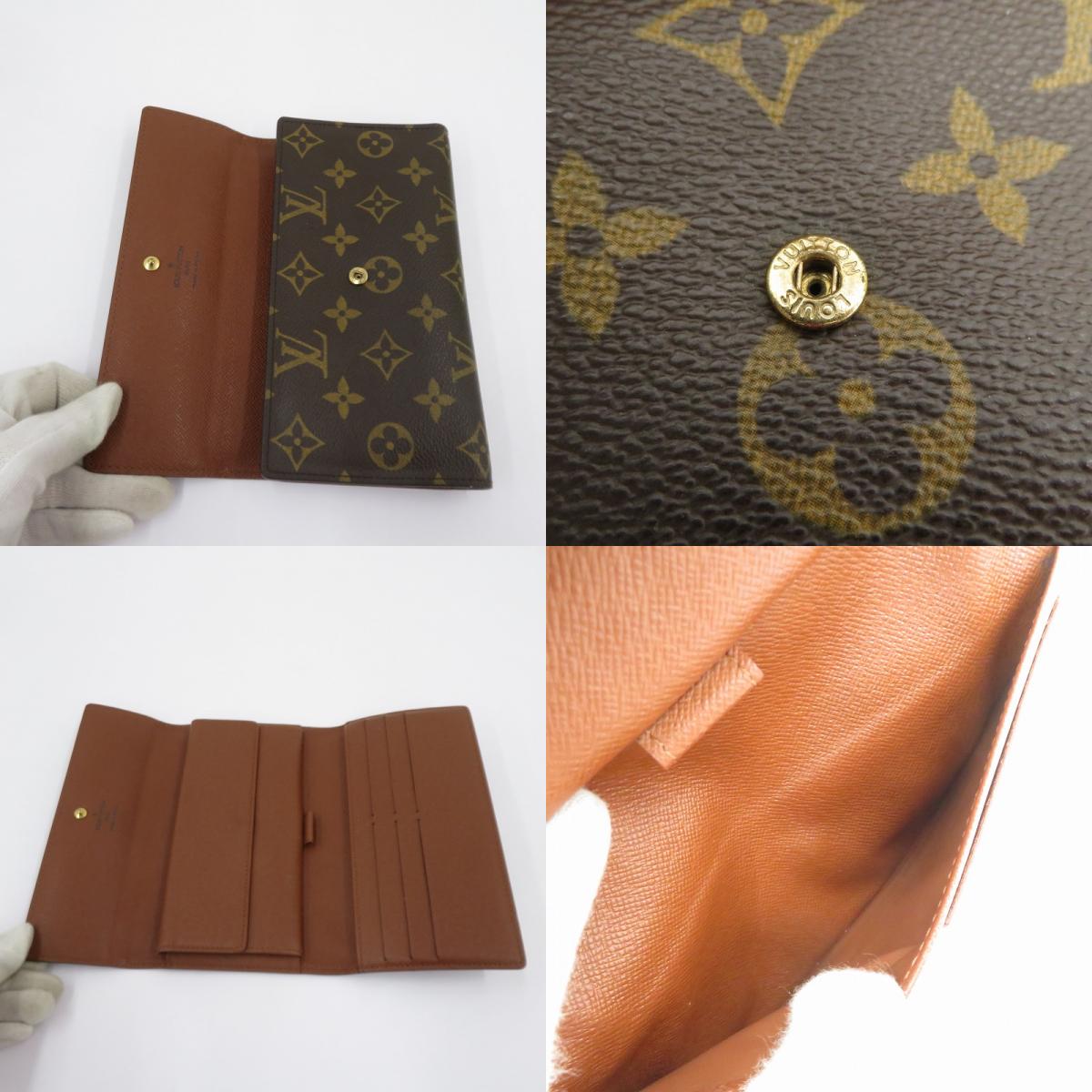 LOUIS VUITTON | ルイ・ヴィトン ポルトトレゾール・インターナショナル モノグラム 長財布 M61215 ブラウン【瀬戸大橋店】