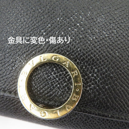 BVLGARI | ブルガリ ブルガリブルガリ 三つ折り財布 285334 ブラック【瀬戸大橋店】
