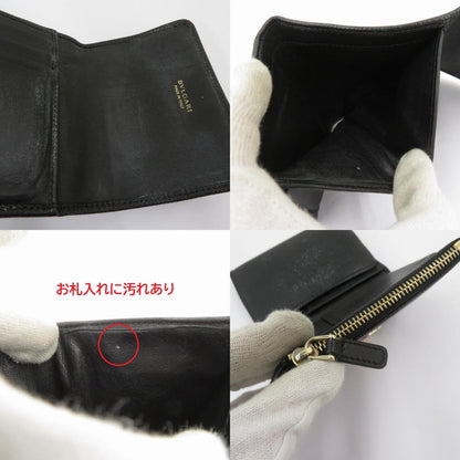 BVLGARI | ブルガリ ブルガリブルガリ 三つ折り財布 285334 ブラック【瀬戸大橋店】